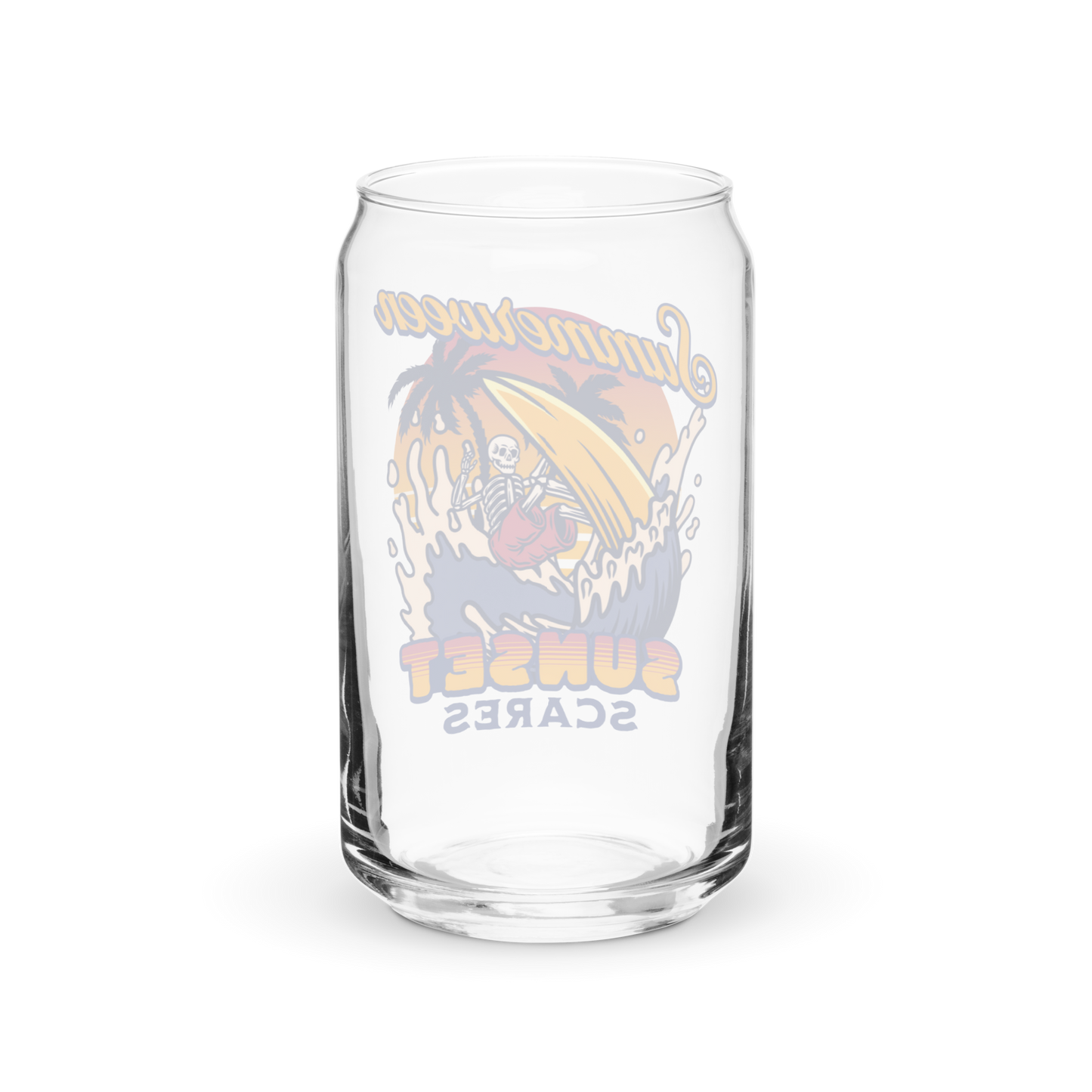 Sunset Scares Glass Tumbler