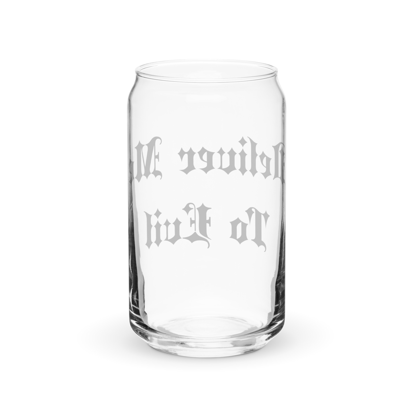 Deliver Me To Evil Glass Tumbler