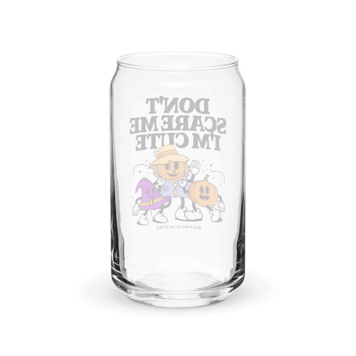 Don't Scare Me Glass Tumbler
