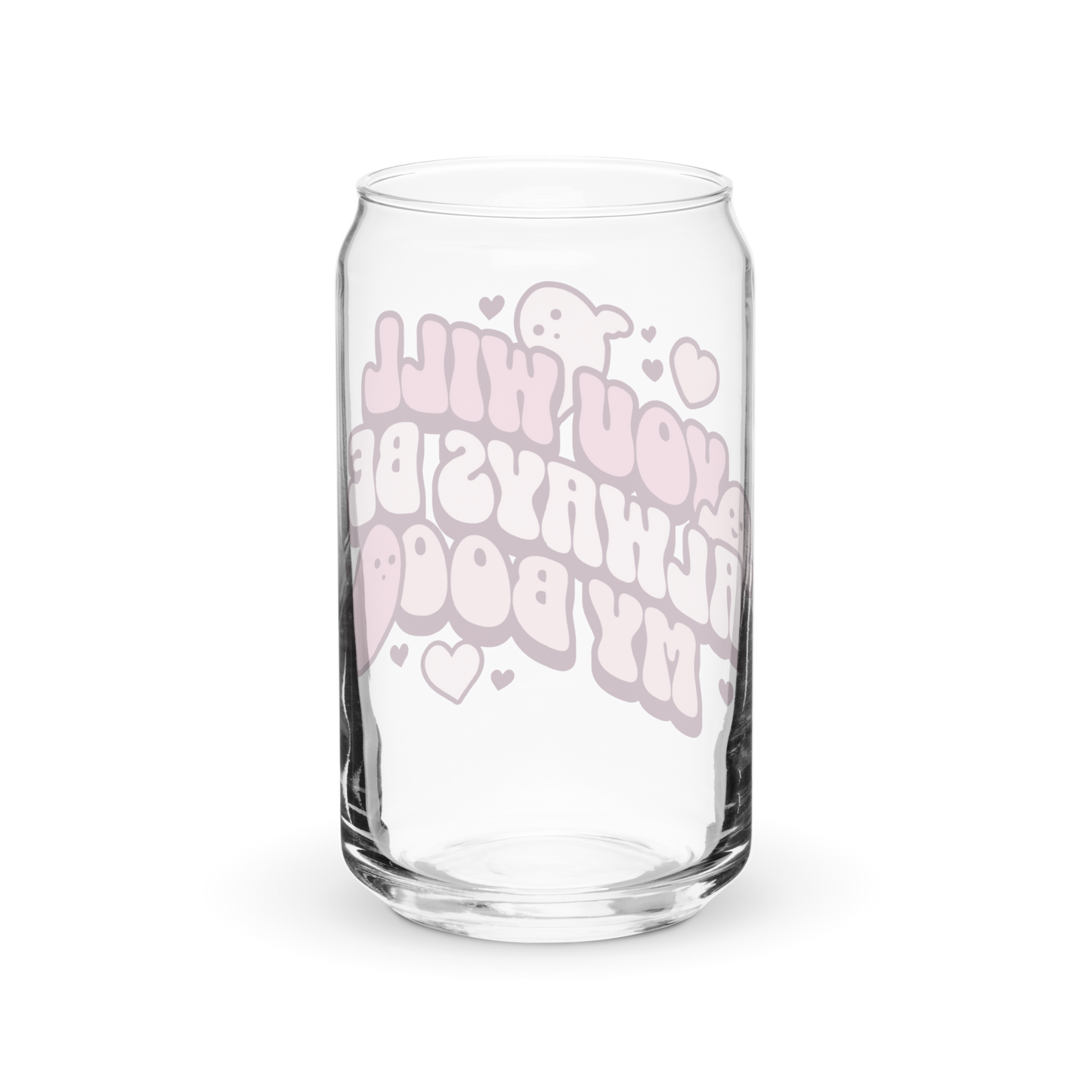 Always Be My Boo Glass Tumbler