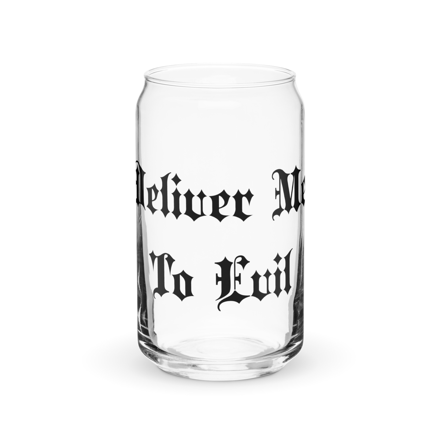 Deliver Me To Evil Glass Tumbler
