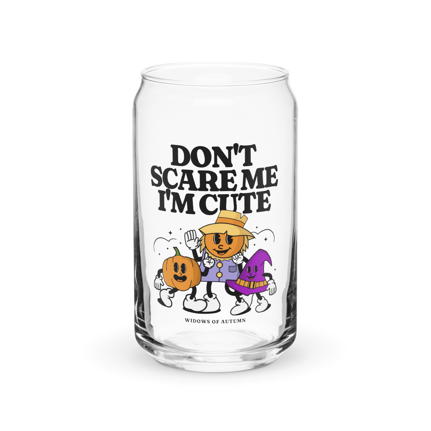 Don't Scare Me Glass Tumbler