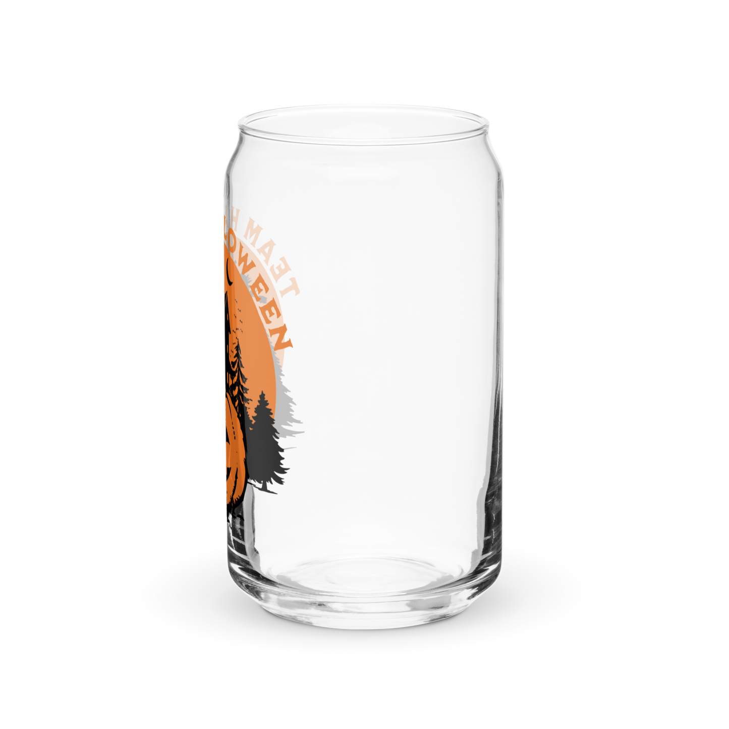 Team Halloween Glass Tumbler