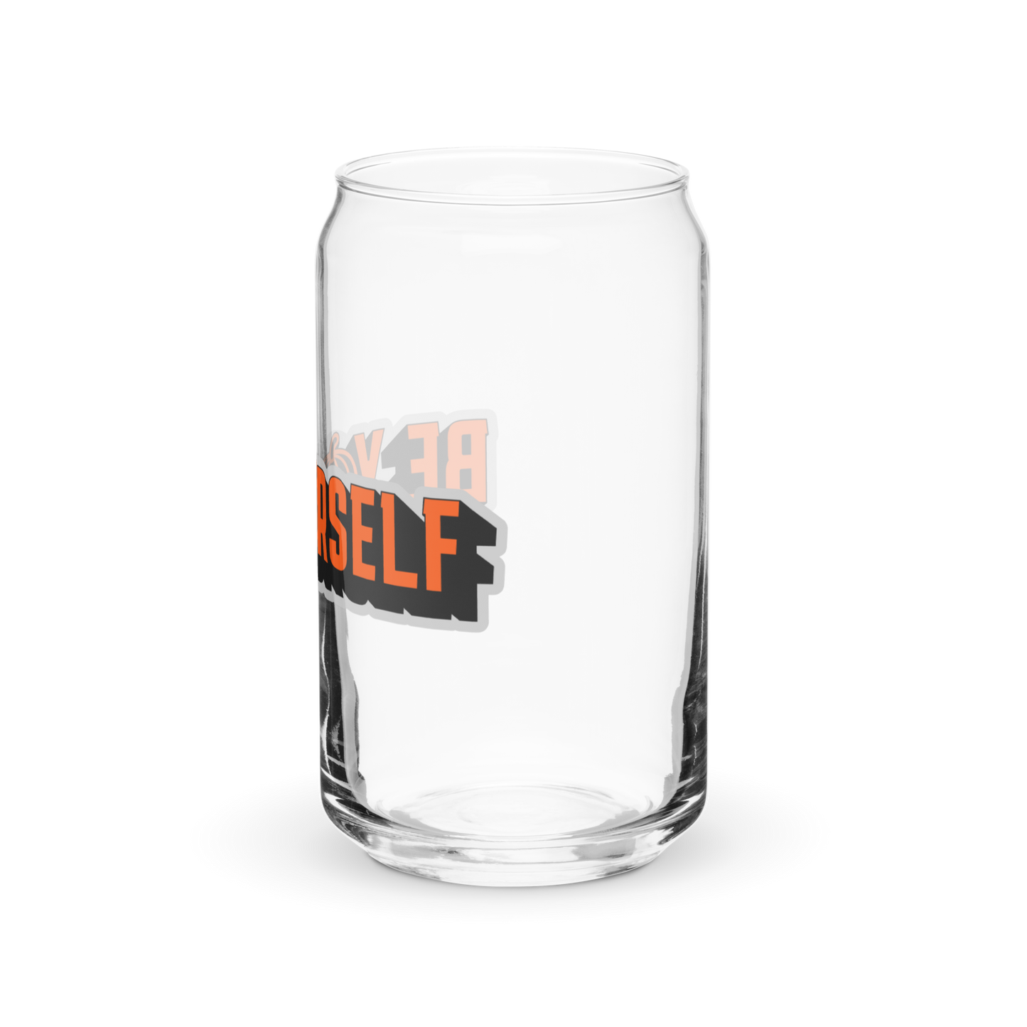 Be Yourself Glass Tumbler