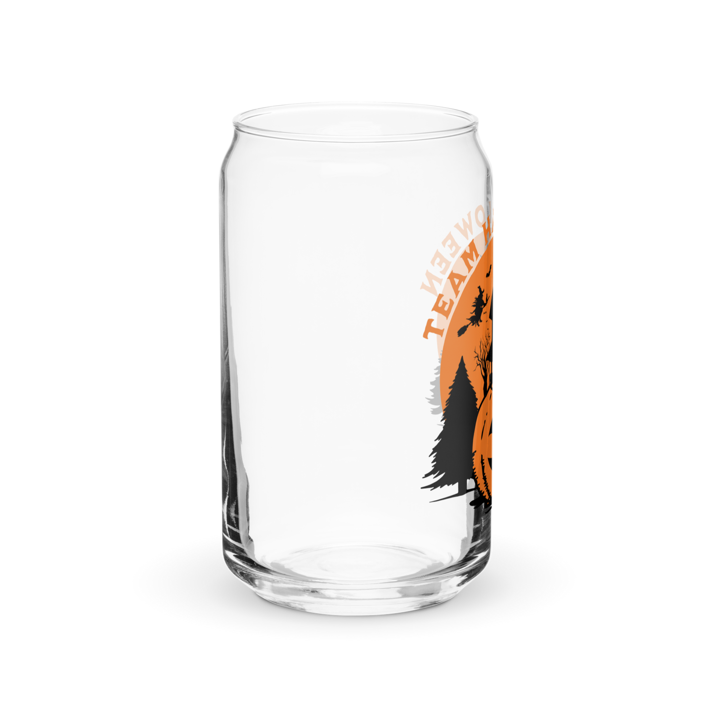 Team Halloween Glass Tumbler
