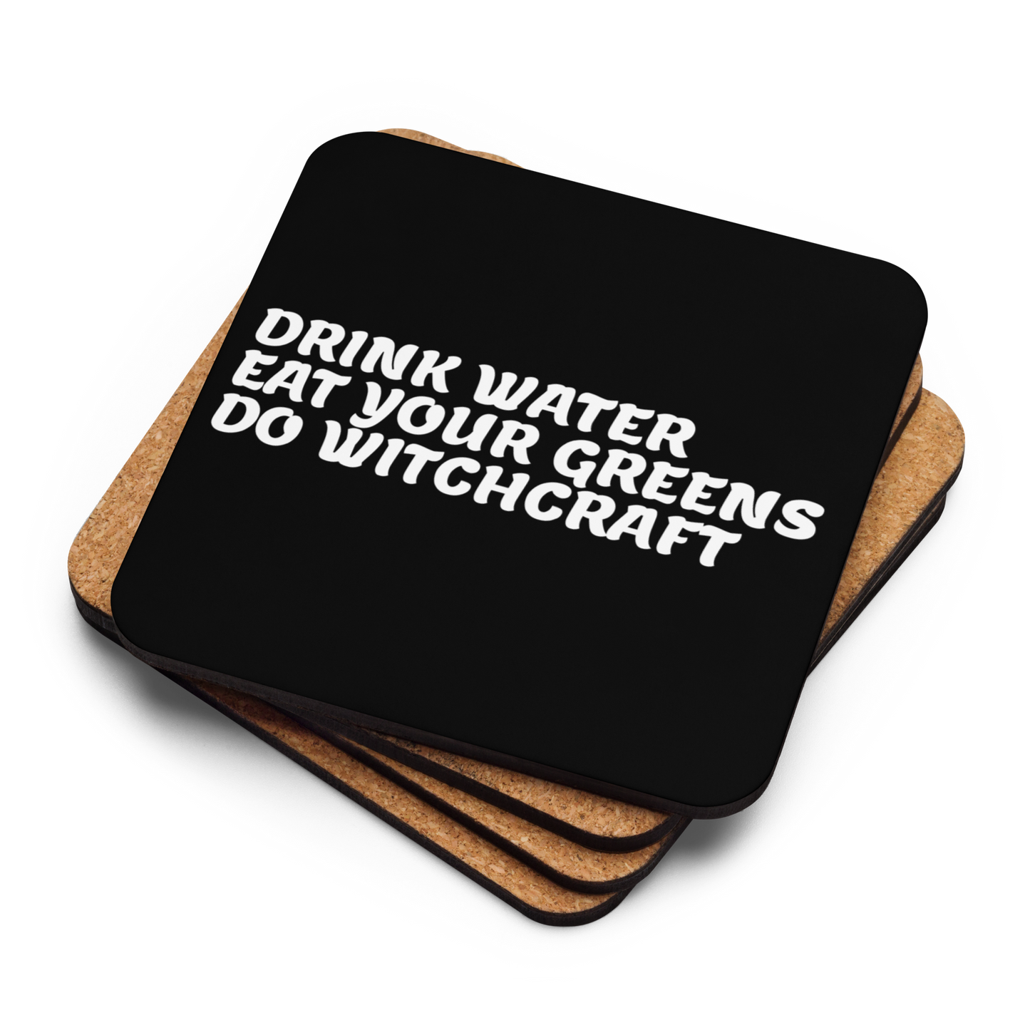 Do Witchcraft Cork-Back Coaster