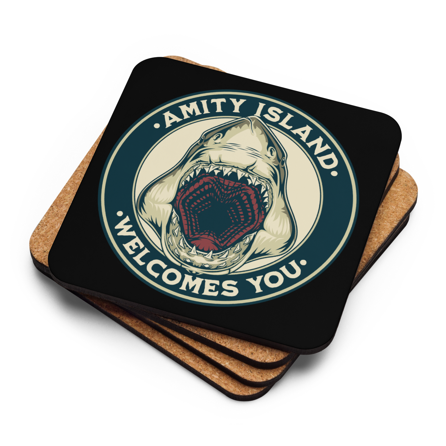 Welcome to Amity Cork-Back Coaster