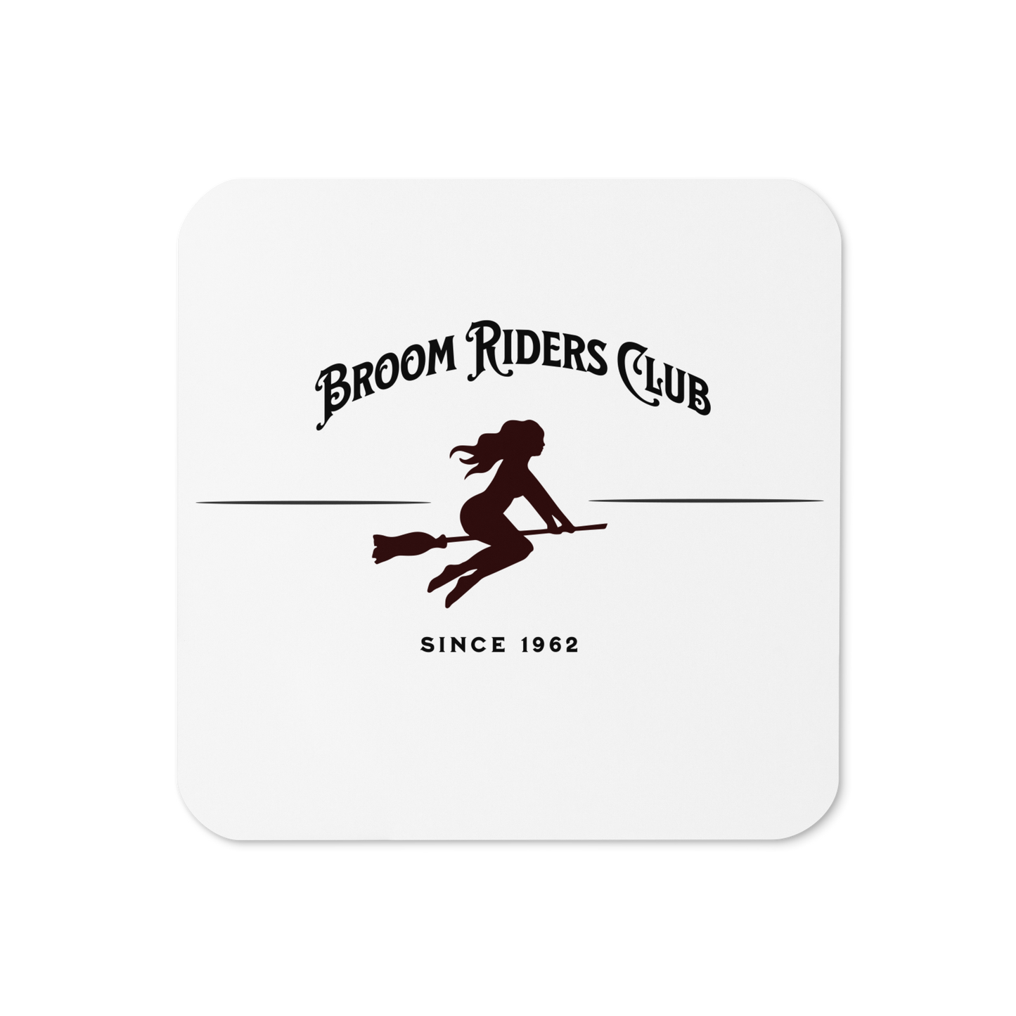 Broom Riders Club Cork-Back Coaster