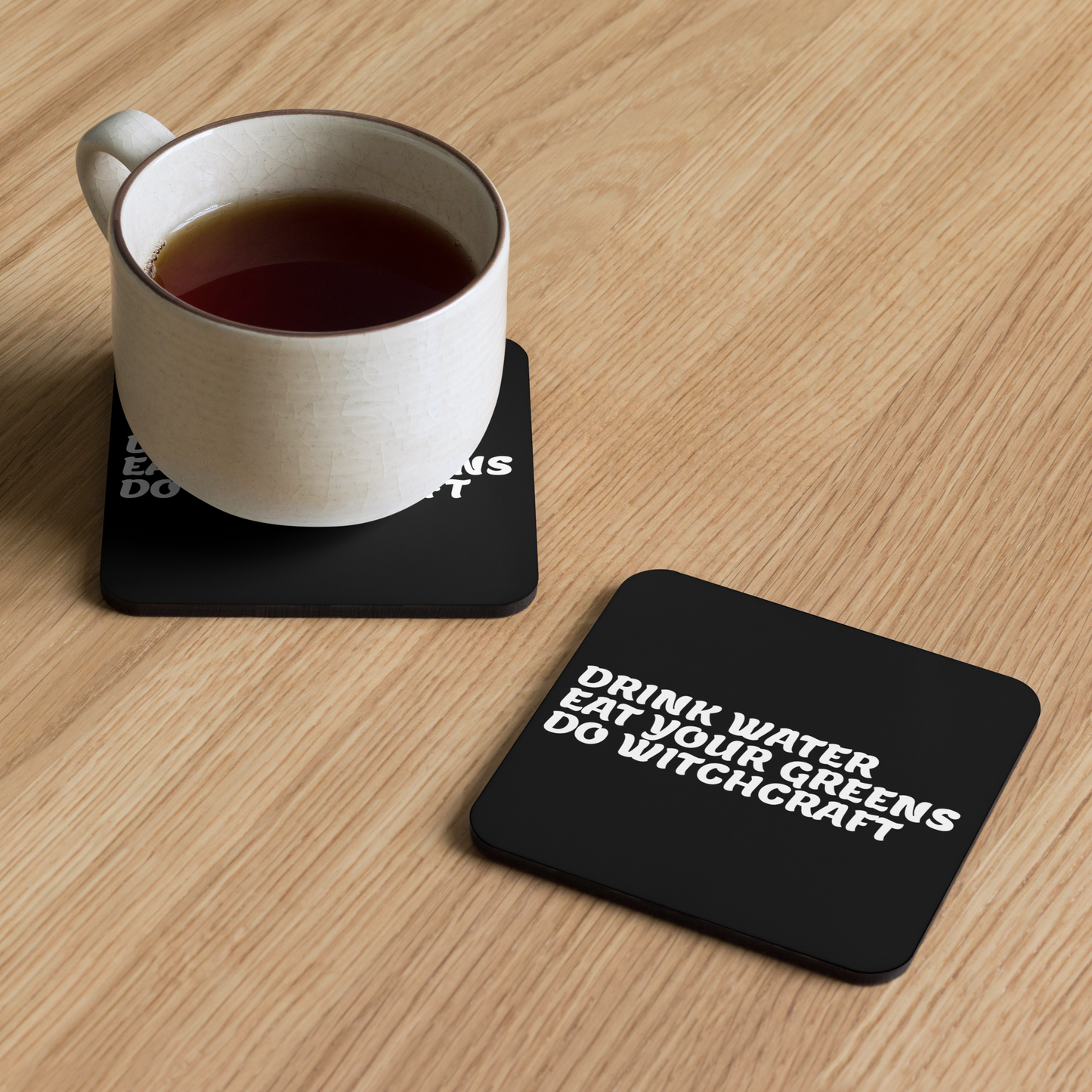 Do Witchcraft Cork-Back Coaster