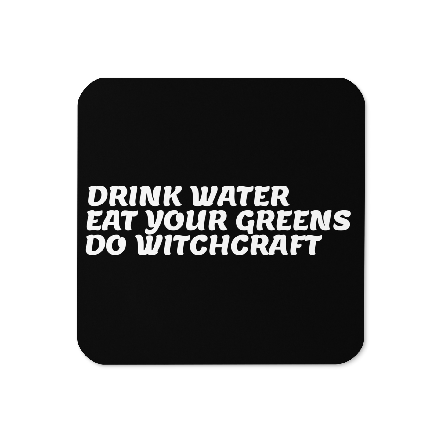 Do Witchcraft Cork-Back Coaster