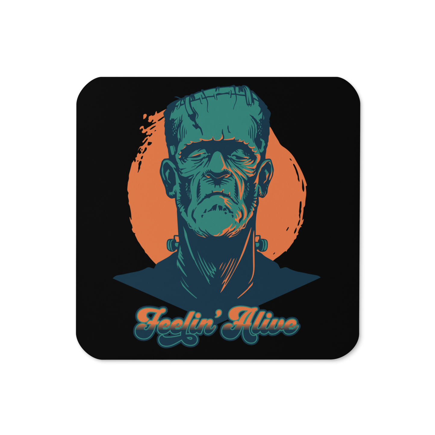 Feelin' Alive Cork-Back Coaster