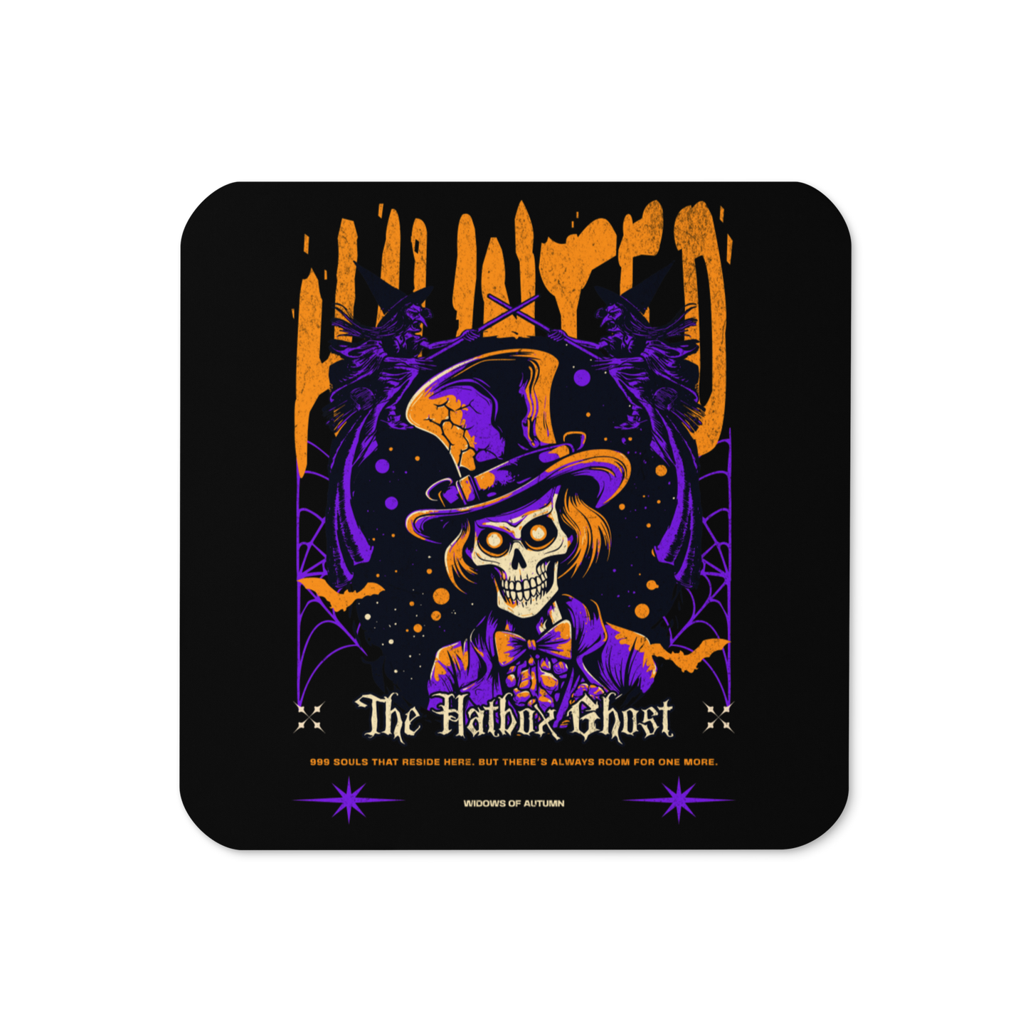 Hatbox Ghost Cork-Back Coaster