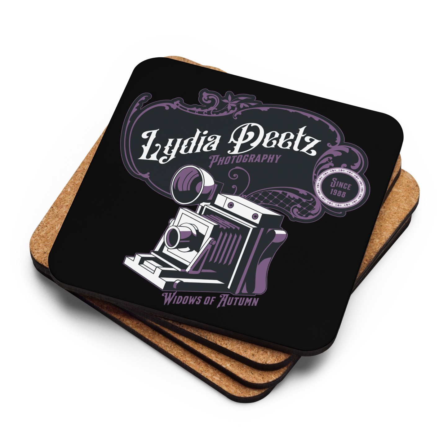 Deetz Photography Cork-Back Coaster