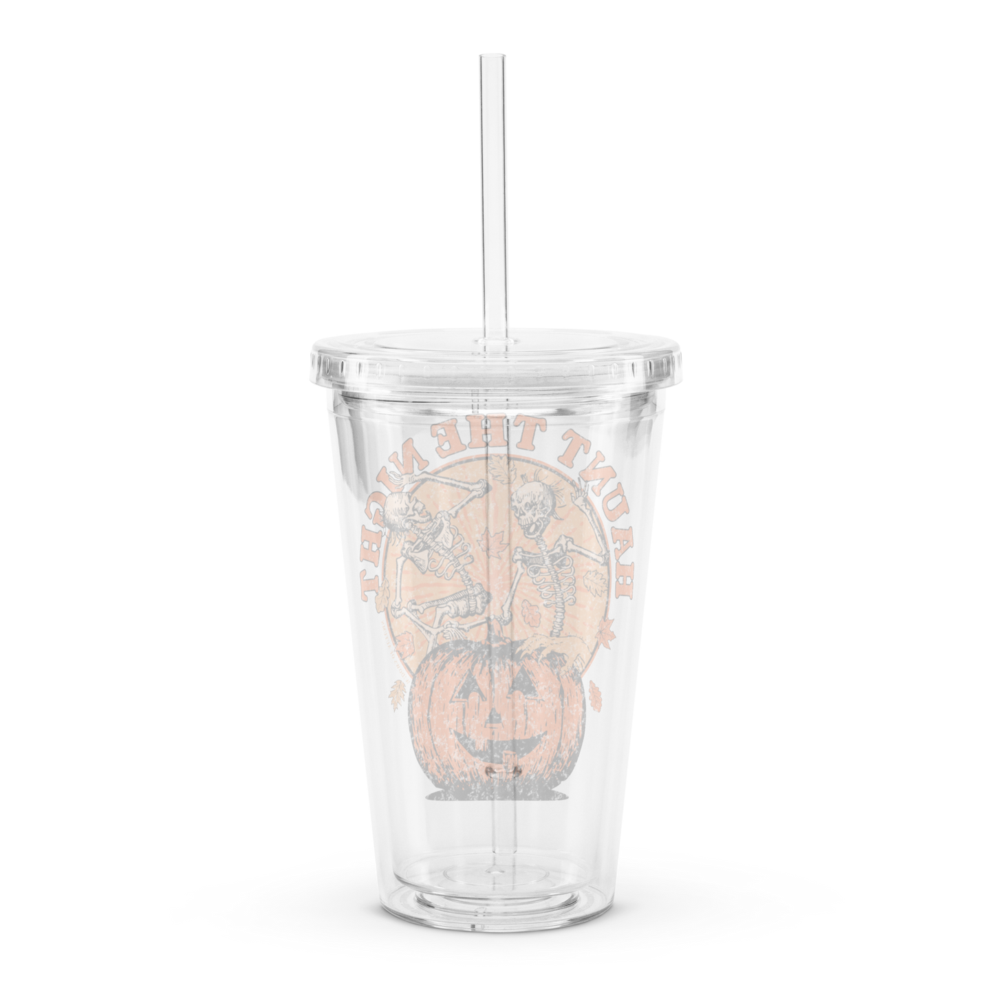 Haunt The Night Plastic Tumbler