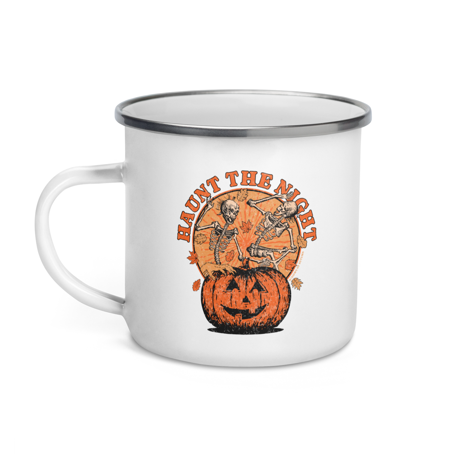 Haunt The Night Enamel Mug
