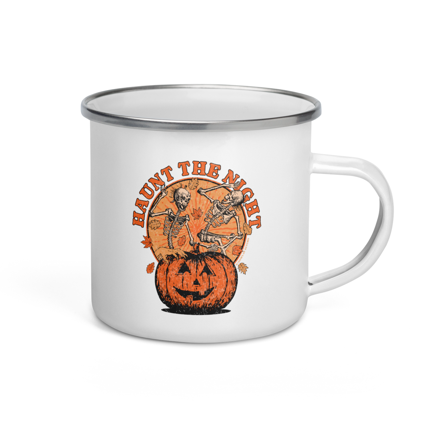 Haunt The Night Enamel Mug