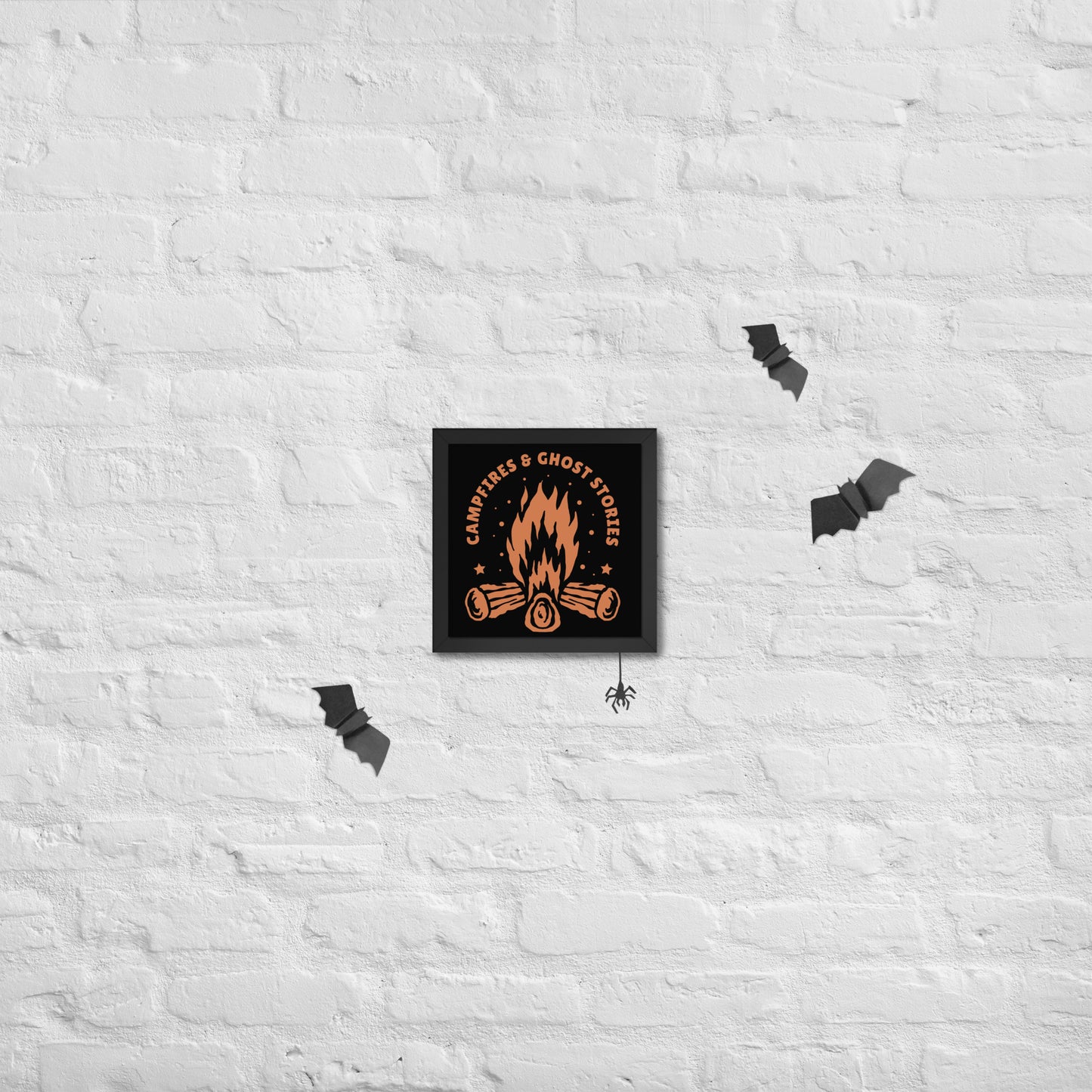 Campfires & Ghost Stories Framed Poster