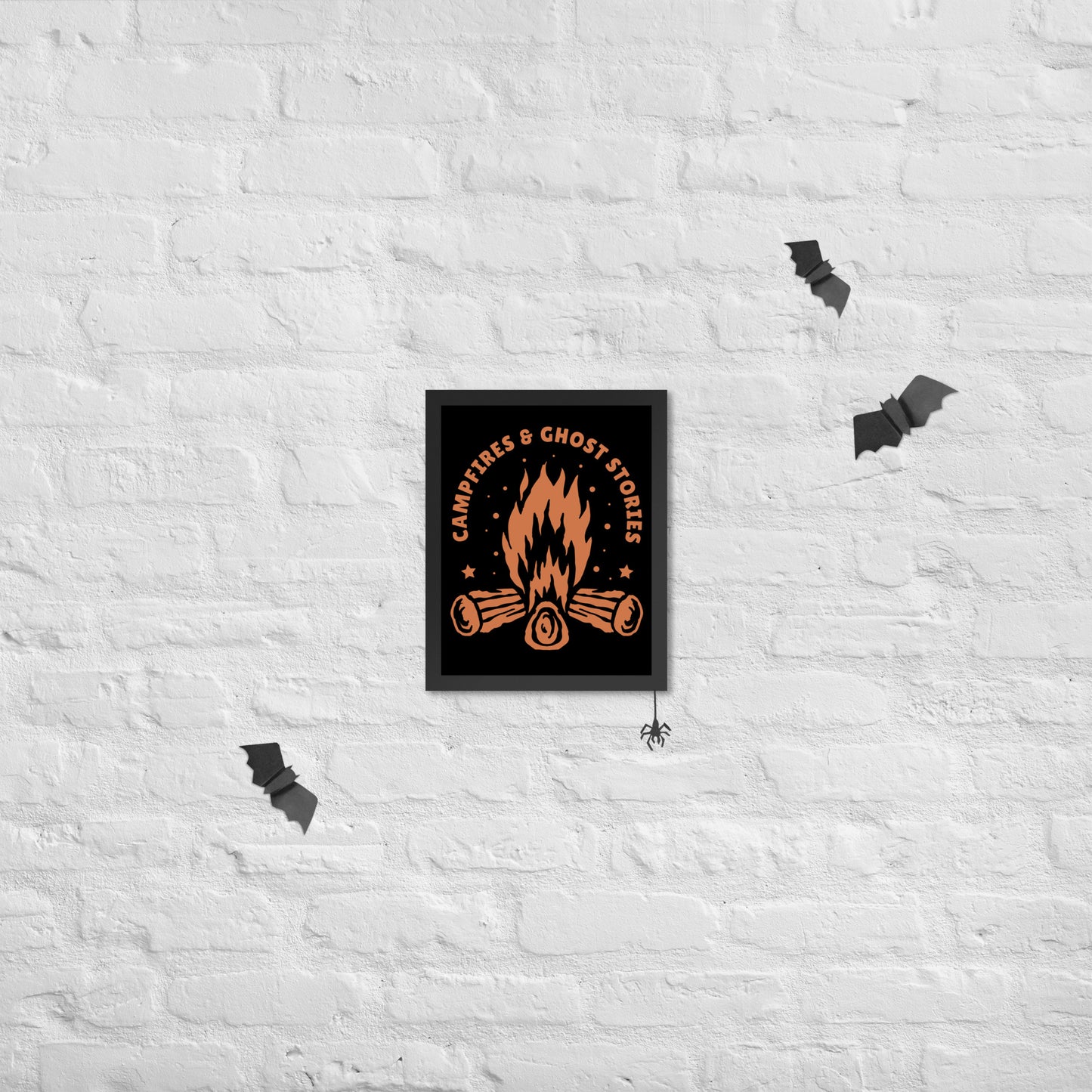 Campfires & Ghost Stories Framed Poster