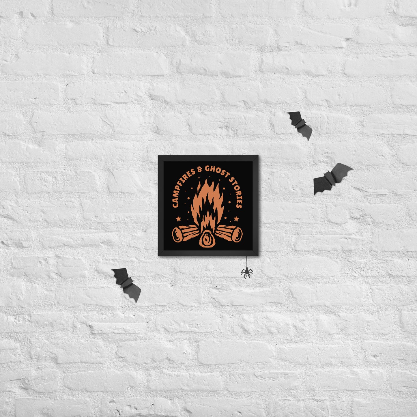 Campfires & Ghost Stories Framed Poster