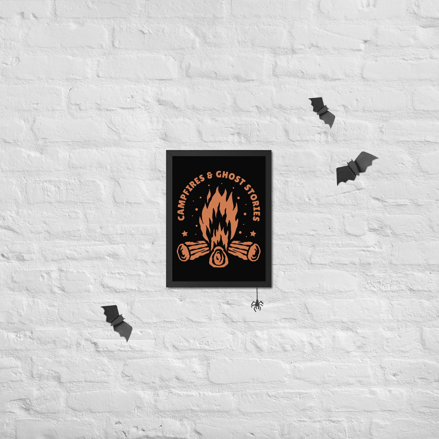 Campfires & Ghost Stories Framed Poster