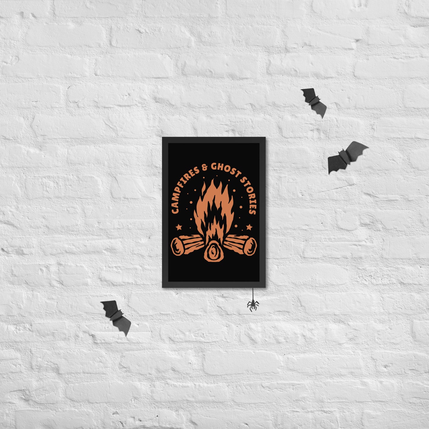 Campfires & Ghost Stories Framed Poster