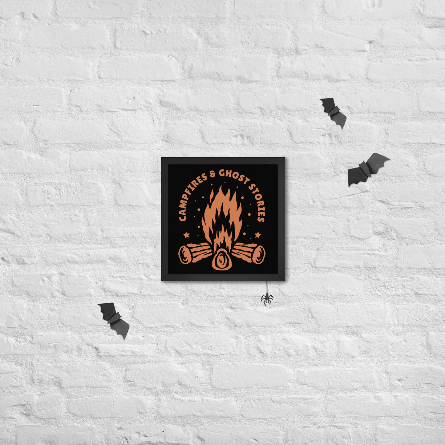 Campfires & Ghost Stories Framed Poster