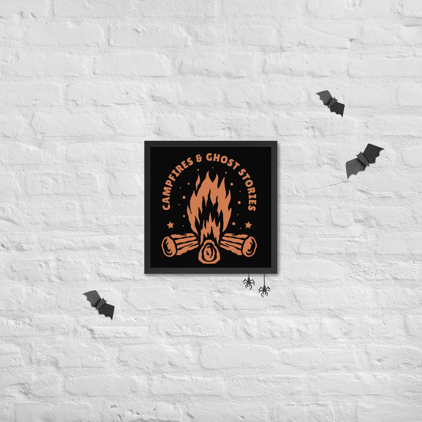 Campfires & Ghost Stories Framed Poster
