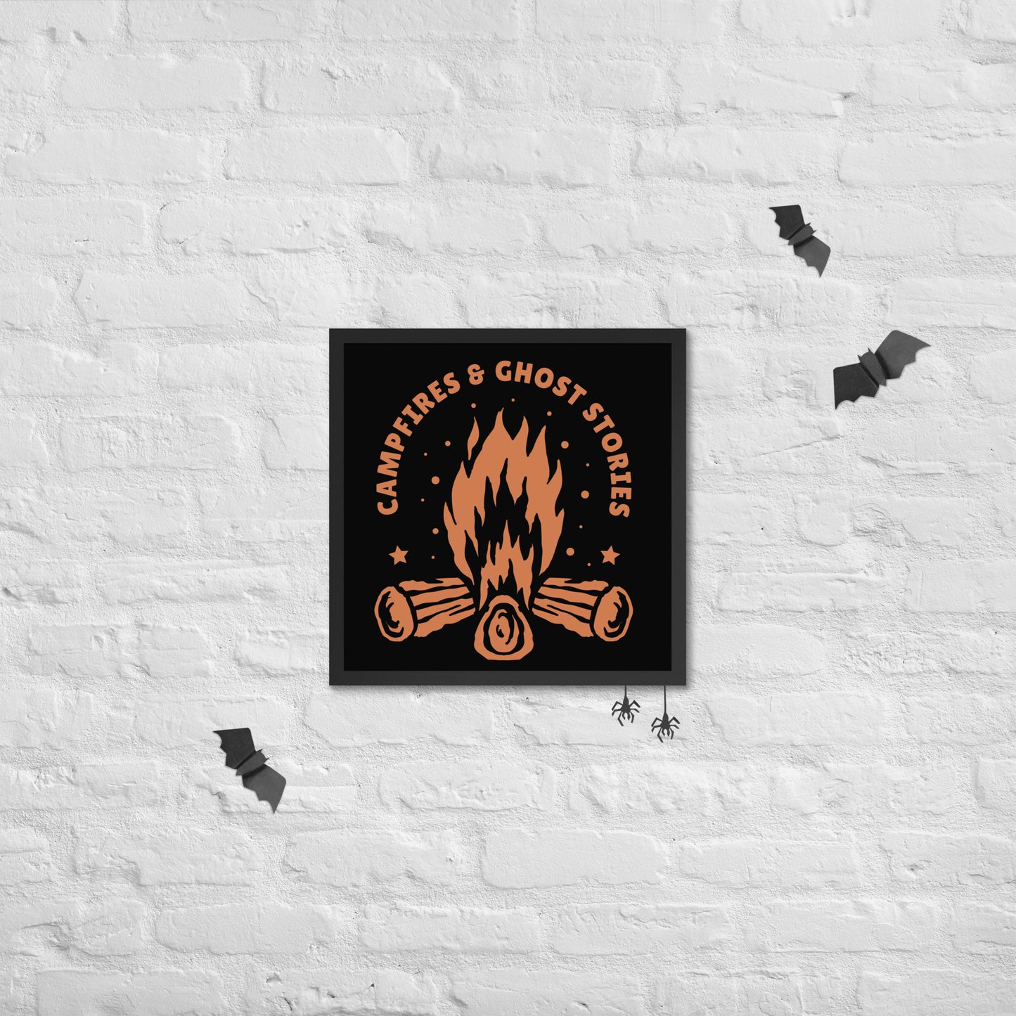 Campfires & Ghost Stories Framed Poster