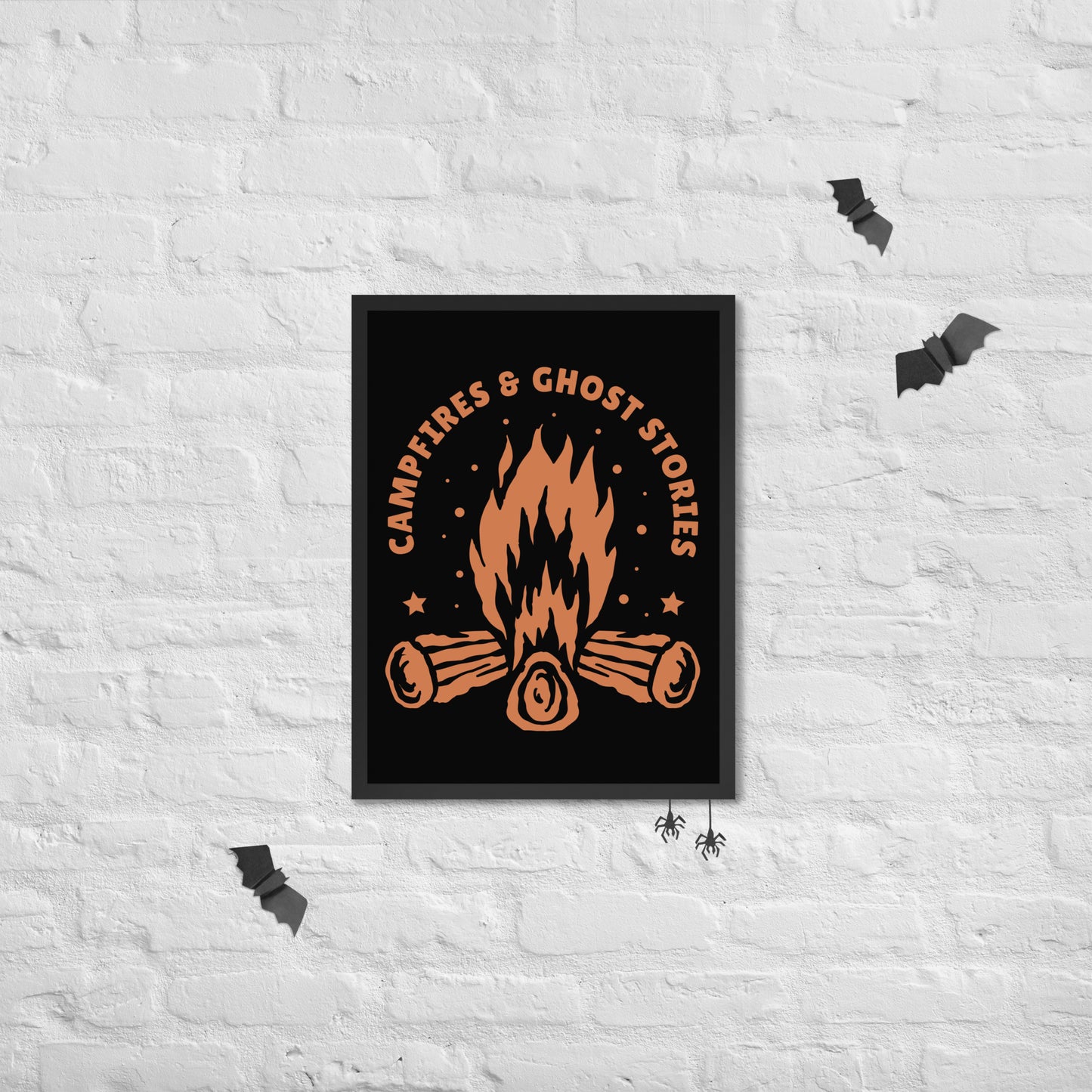 Campfires & Ghost Stories Framed Poster