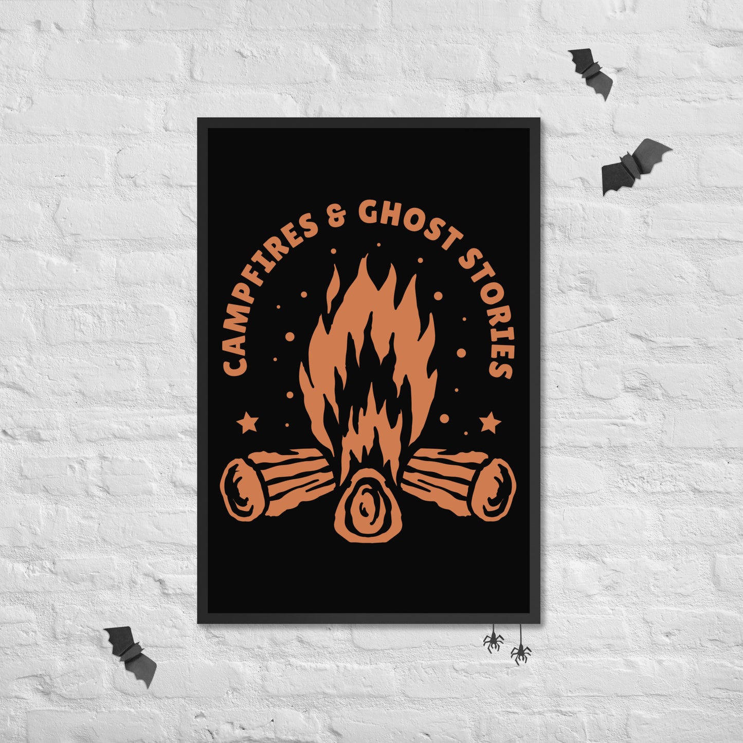 Campfires & Ghost Stories Framed Poster