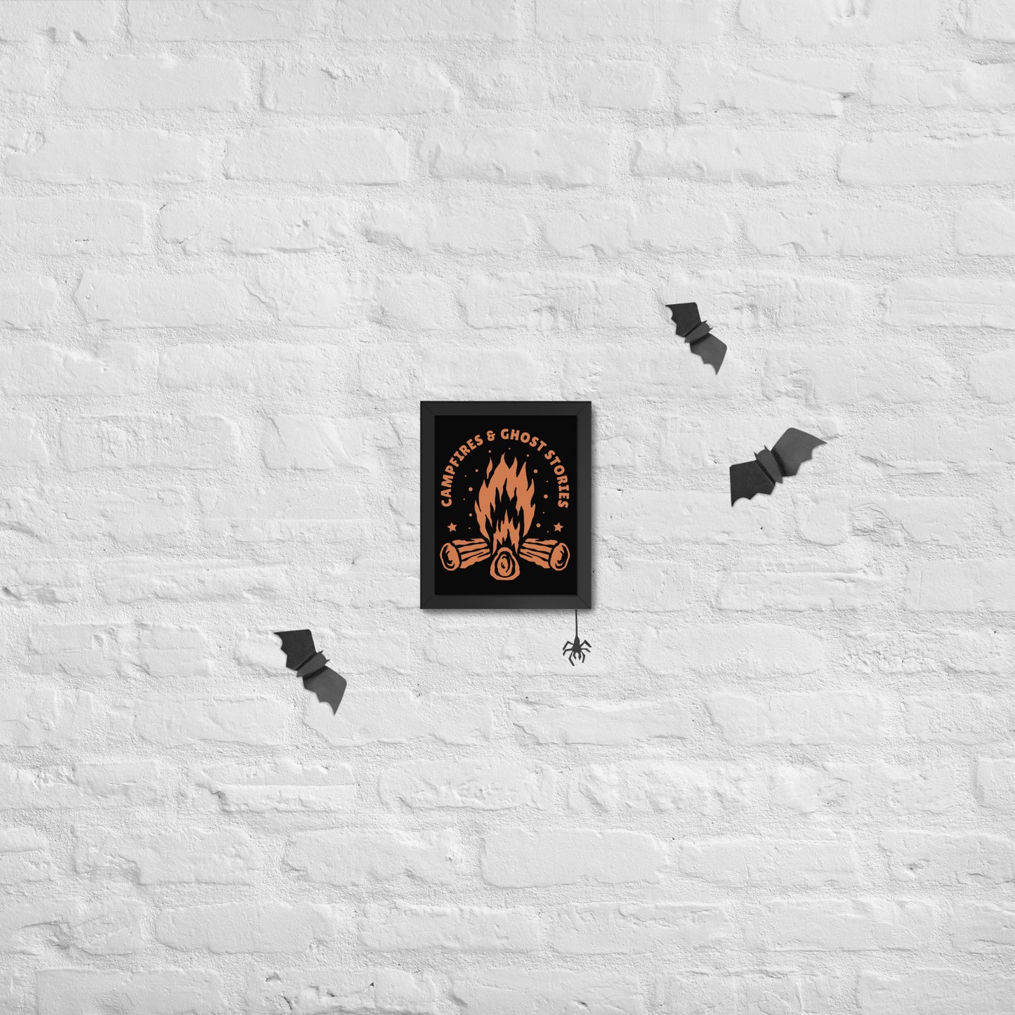 Campfires & Ghost Stories Framed Poster