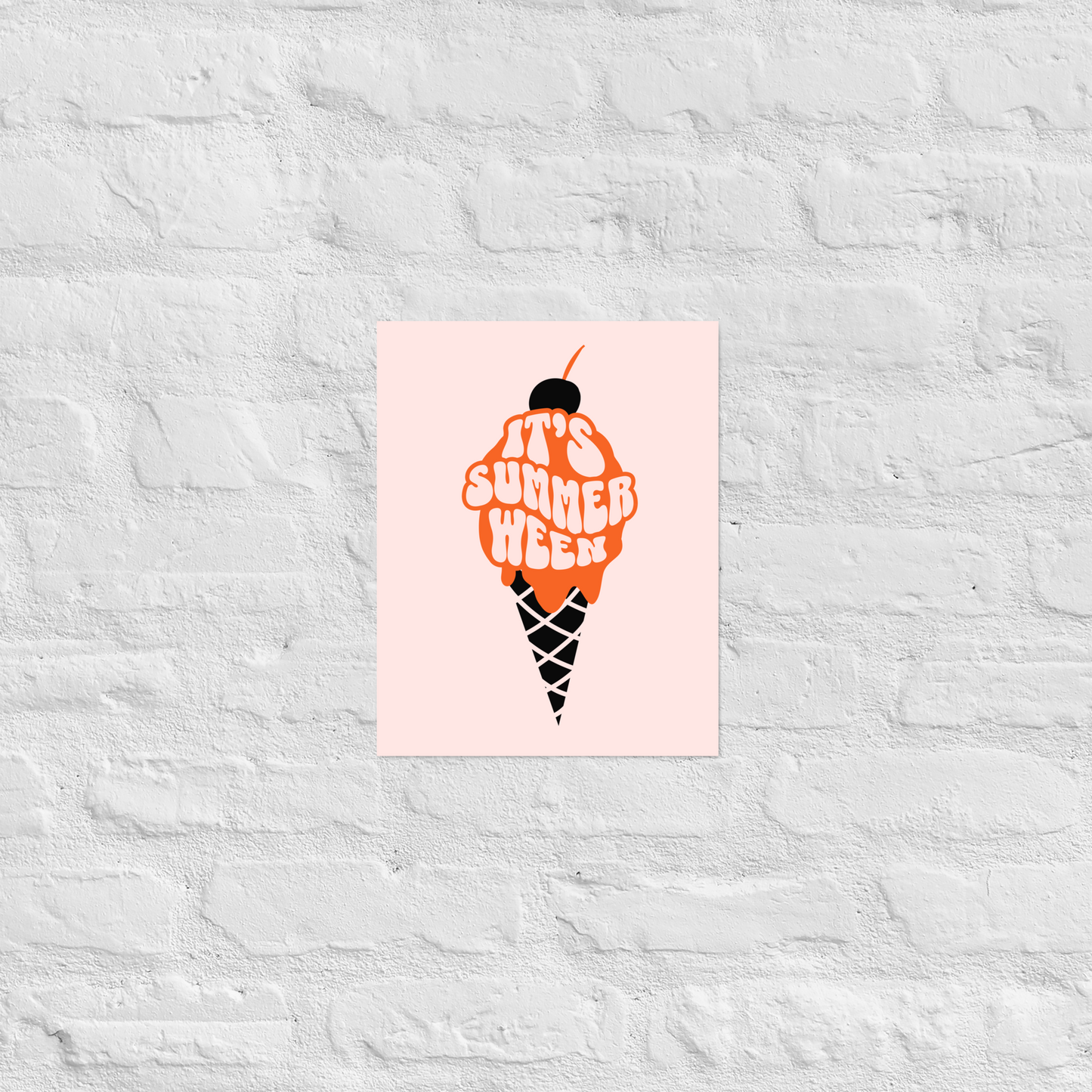 Summerween Ice Cream Poster