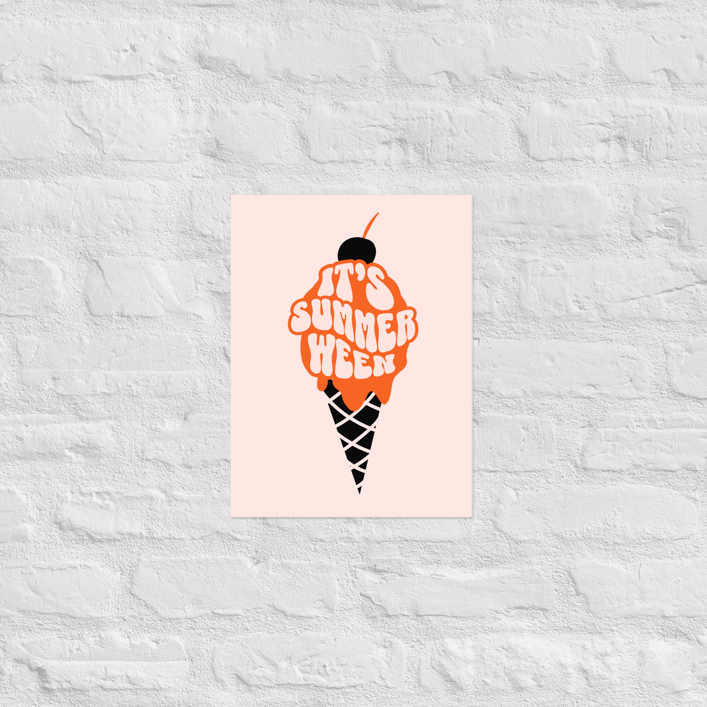 Summerween Ice Cream Poster