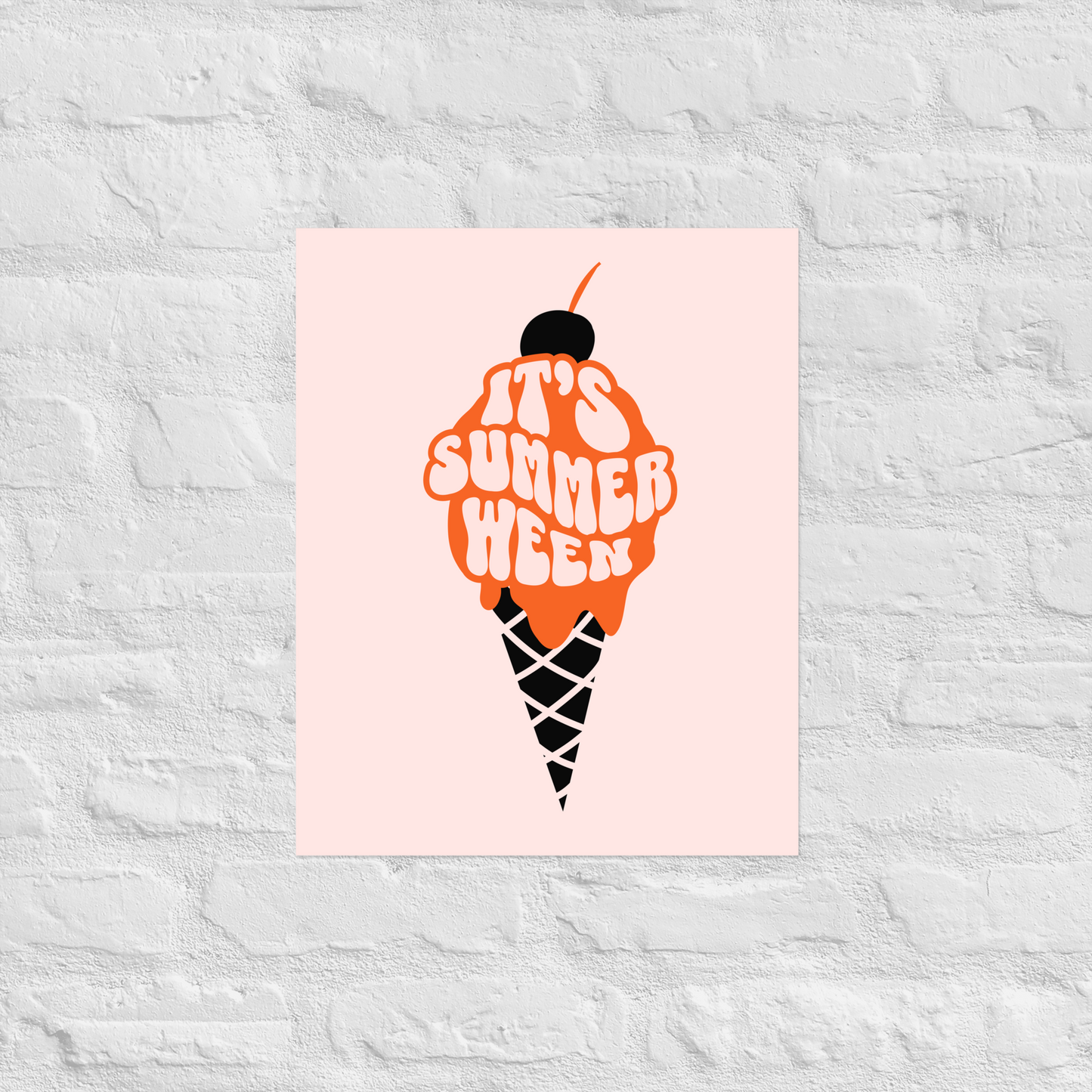 Summerween Ice Cream Poster