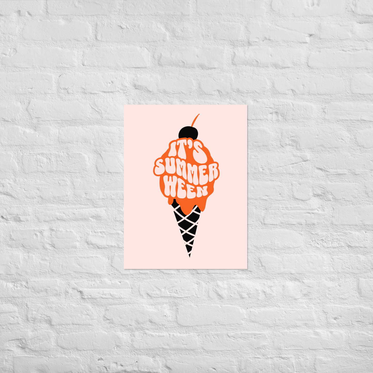 Summerween Ice Cream Poster