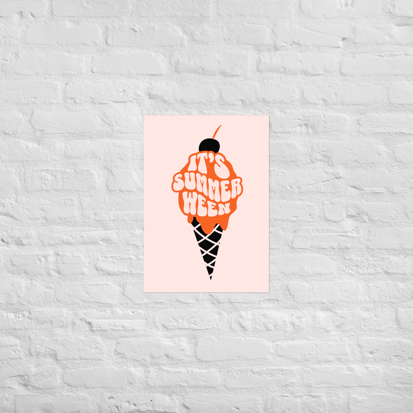Summerween Ice Cream Poster