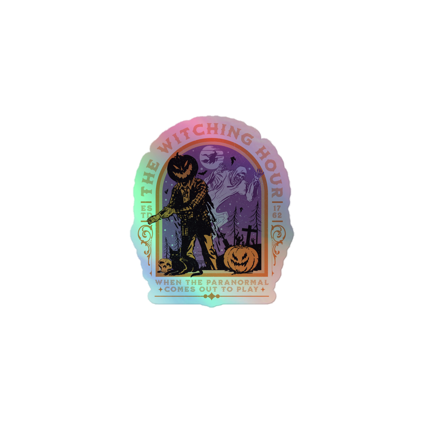 Witching Hour Holographic Sticker