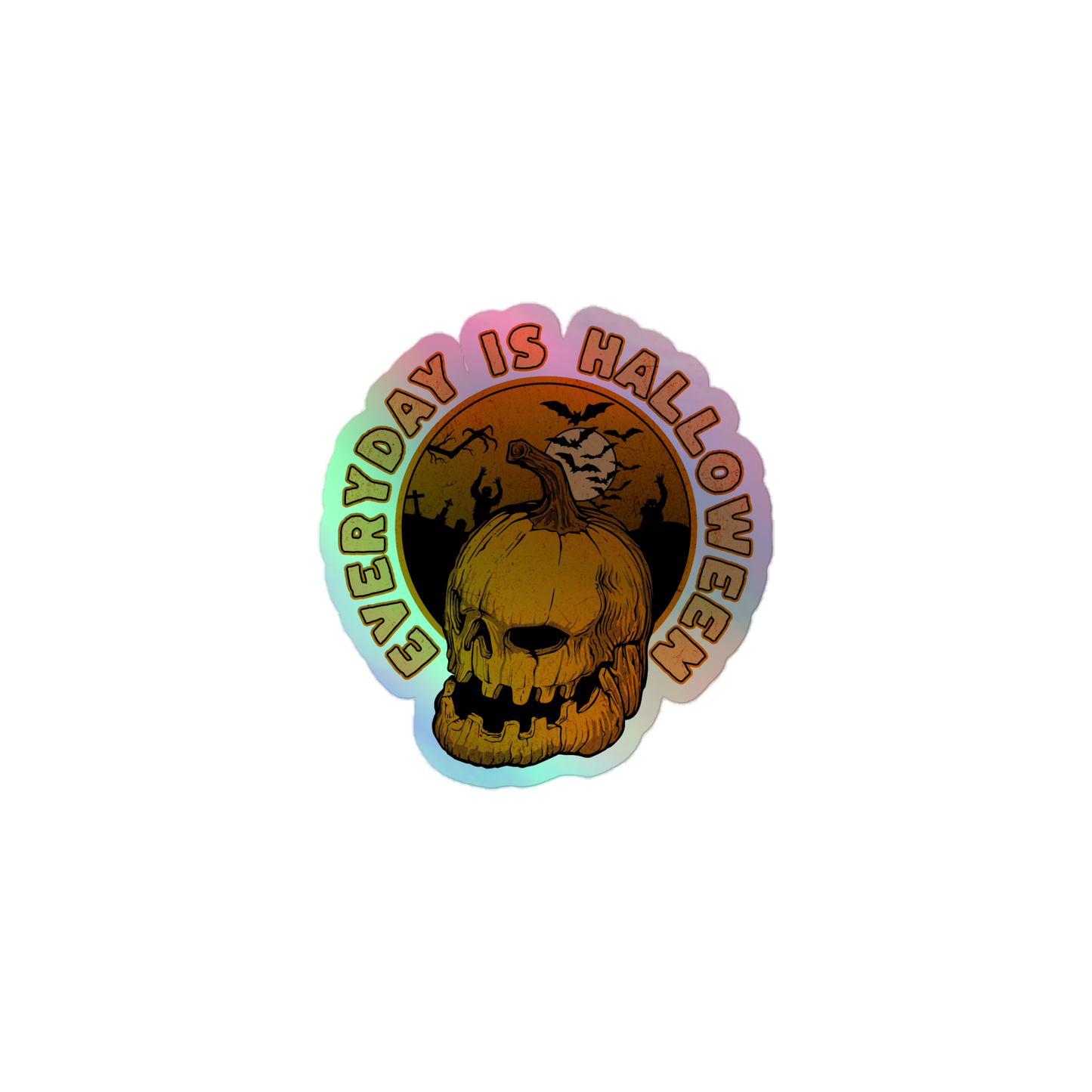 Eternal Halloween Holographic Sticker