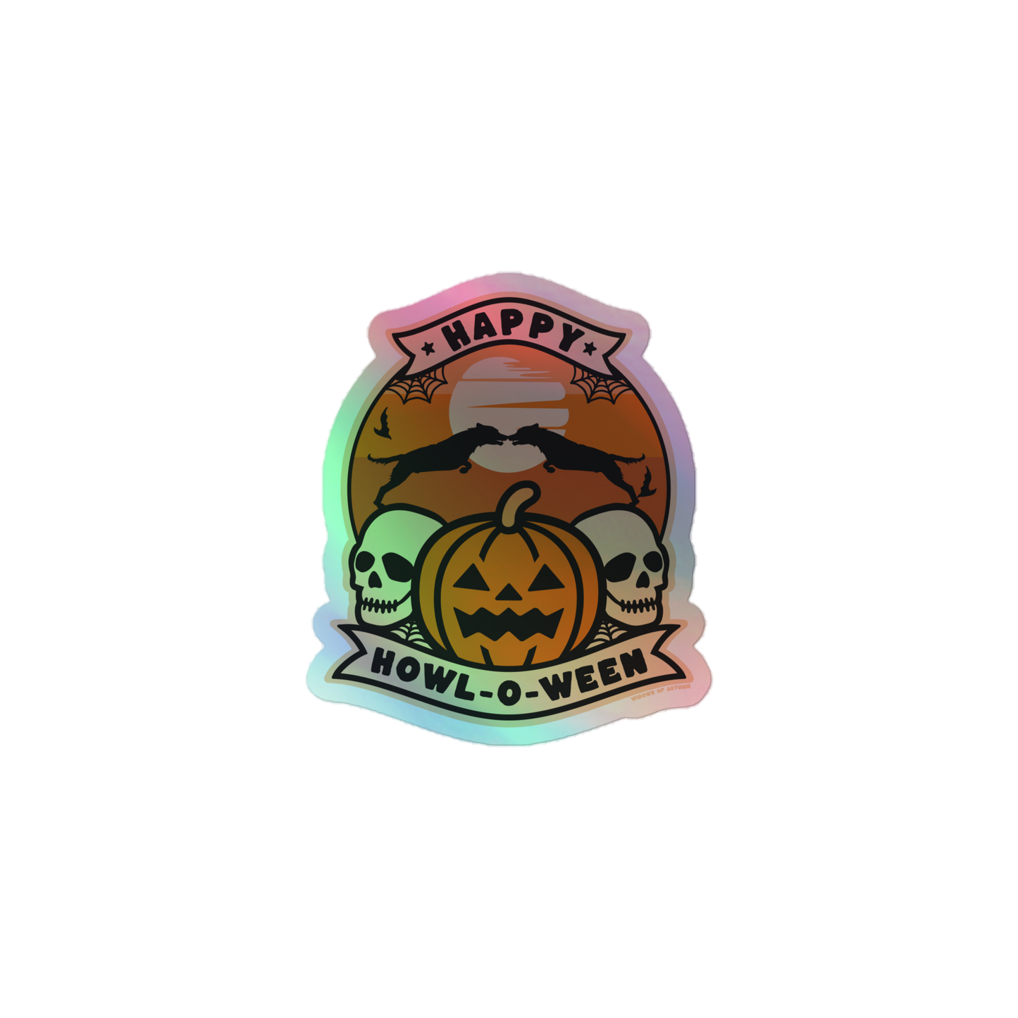 Howl-O-Ween Holographic Stickers