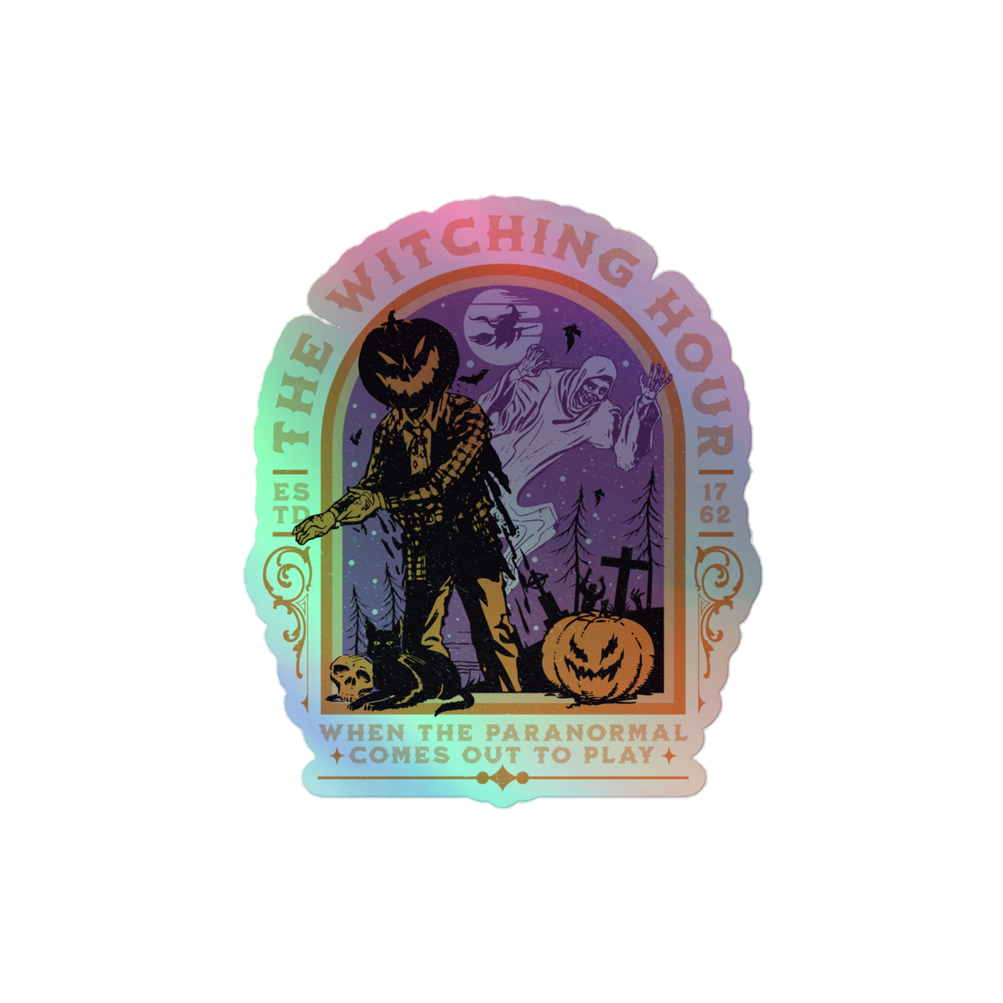 Witching Hour Holographic Sticker