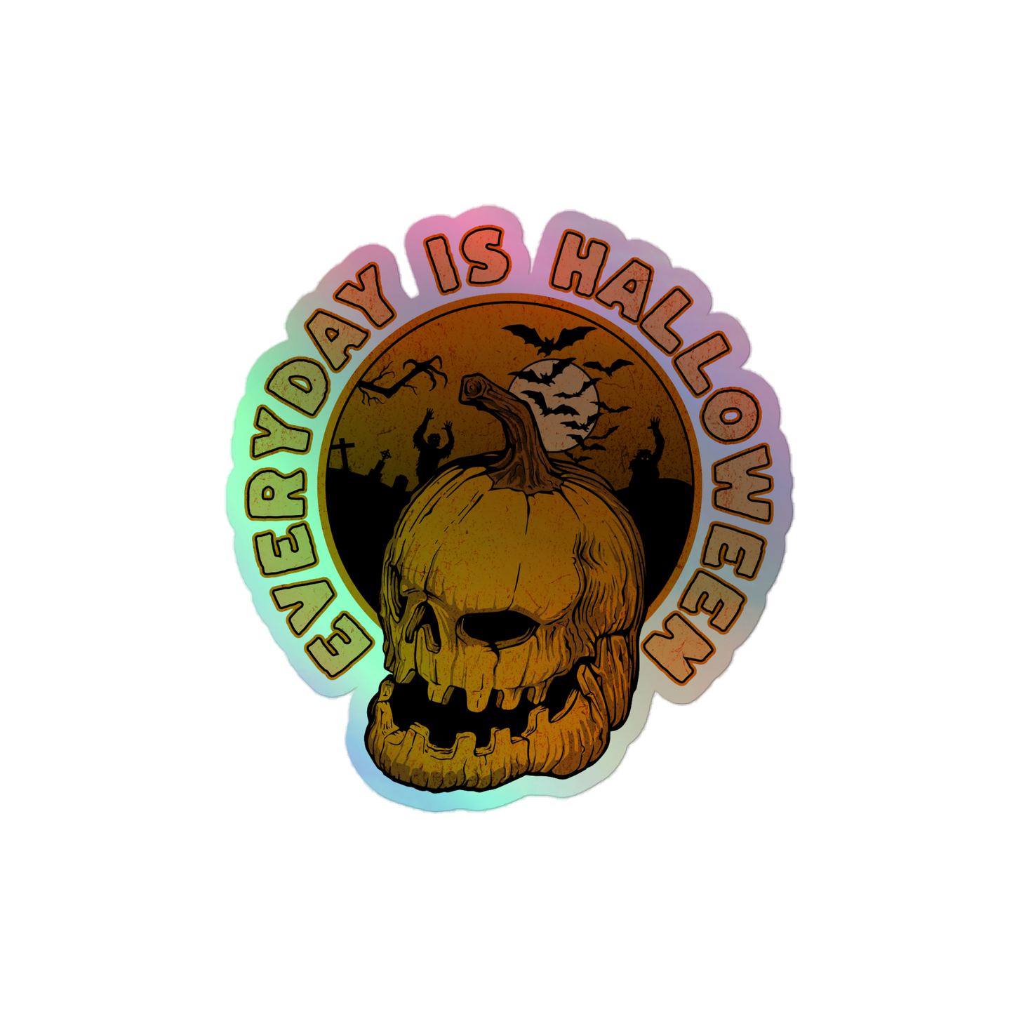 Eternal Halloween Holographic Sticker