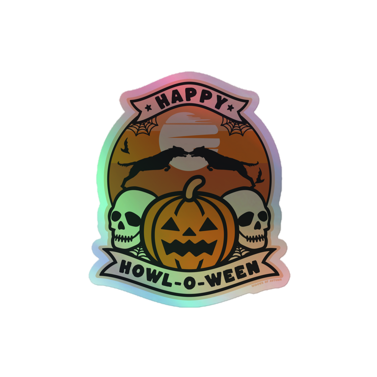 Howl-O-Ween Holographic Stickers
