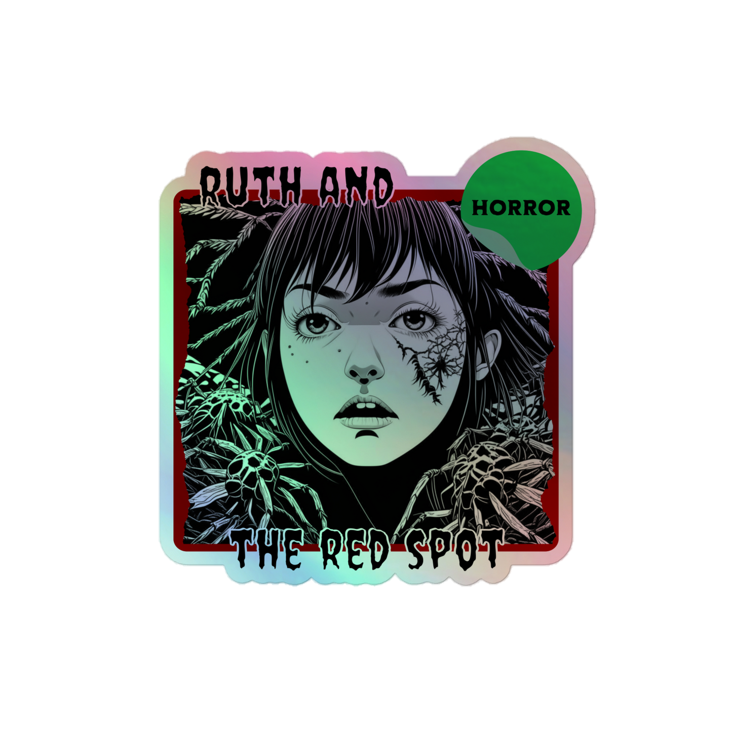 Ruth & The Red Spot Holographic Sticker