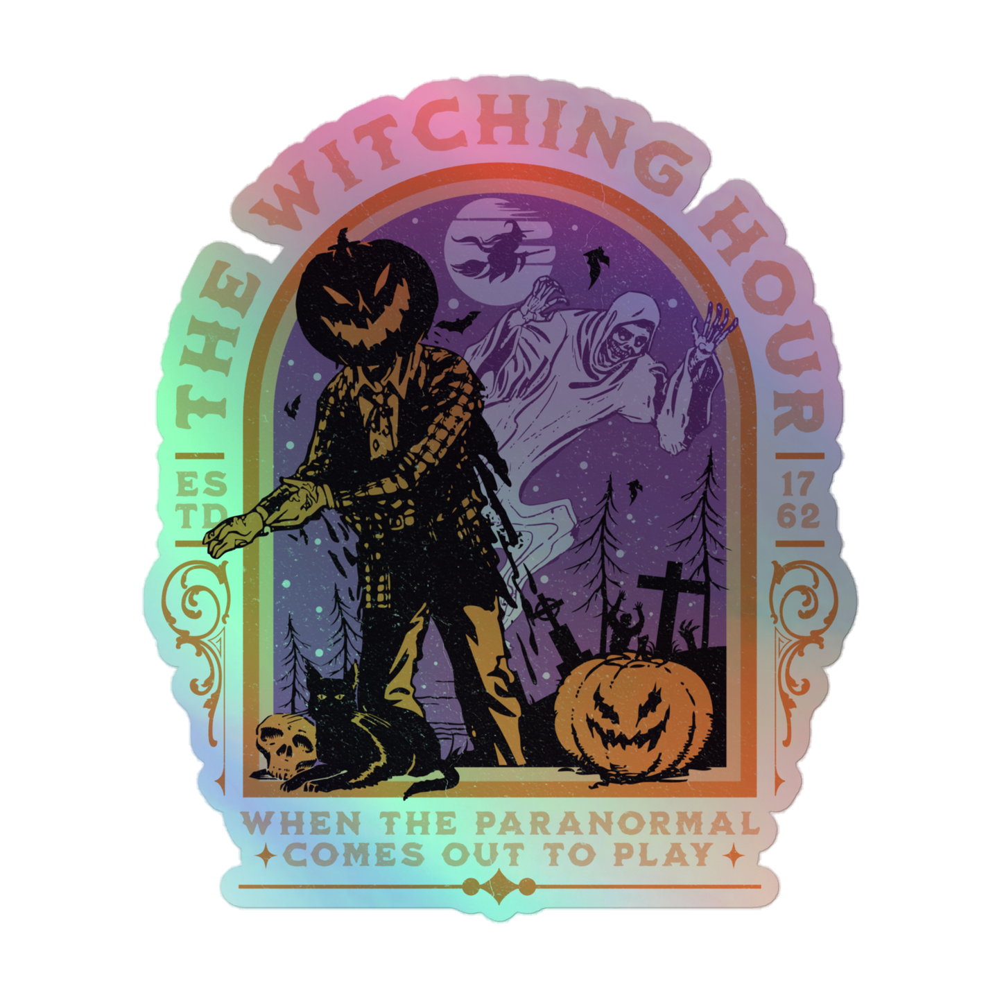 Witching Hour Holographic Sticker
