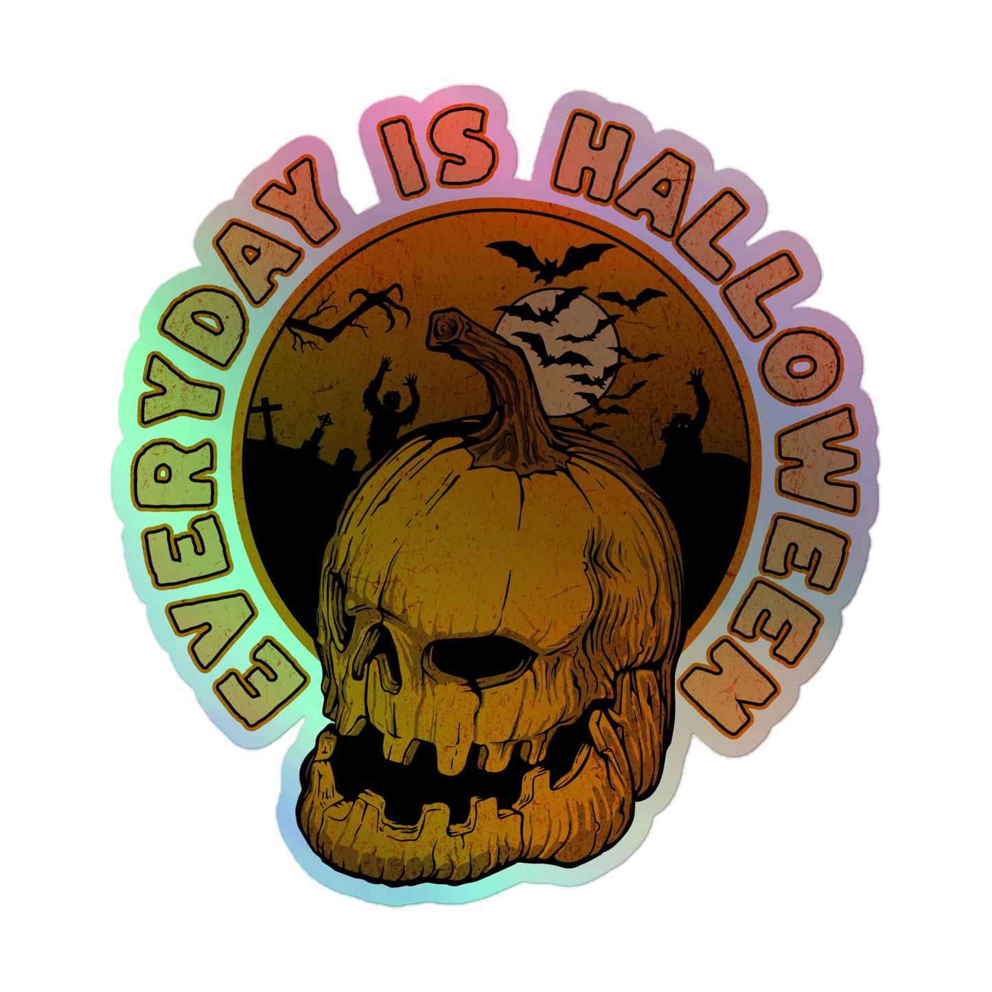 Eternal Halloween Holographic Sticker