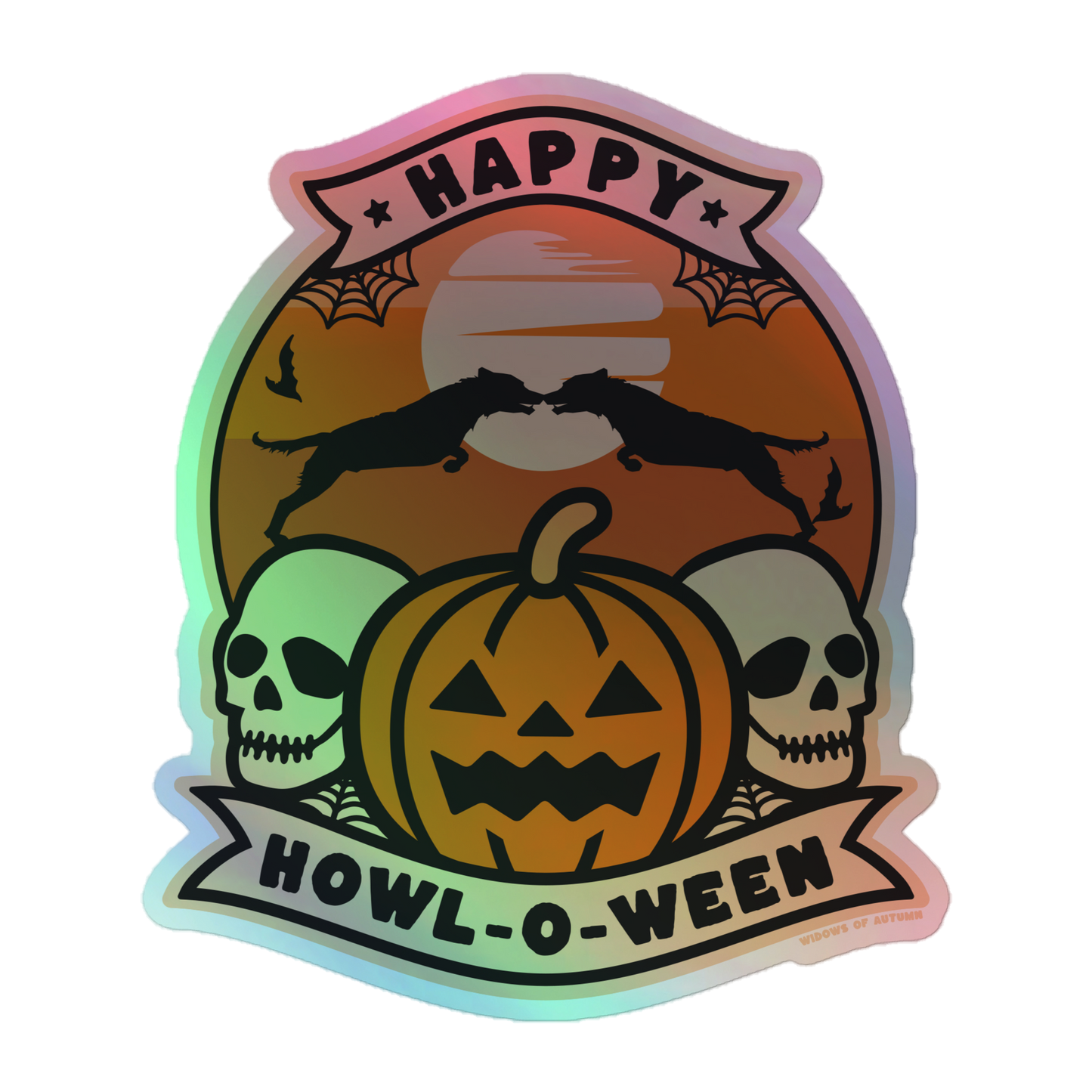 Howl-O-Ween Holographic Stickers
