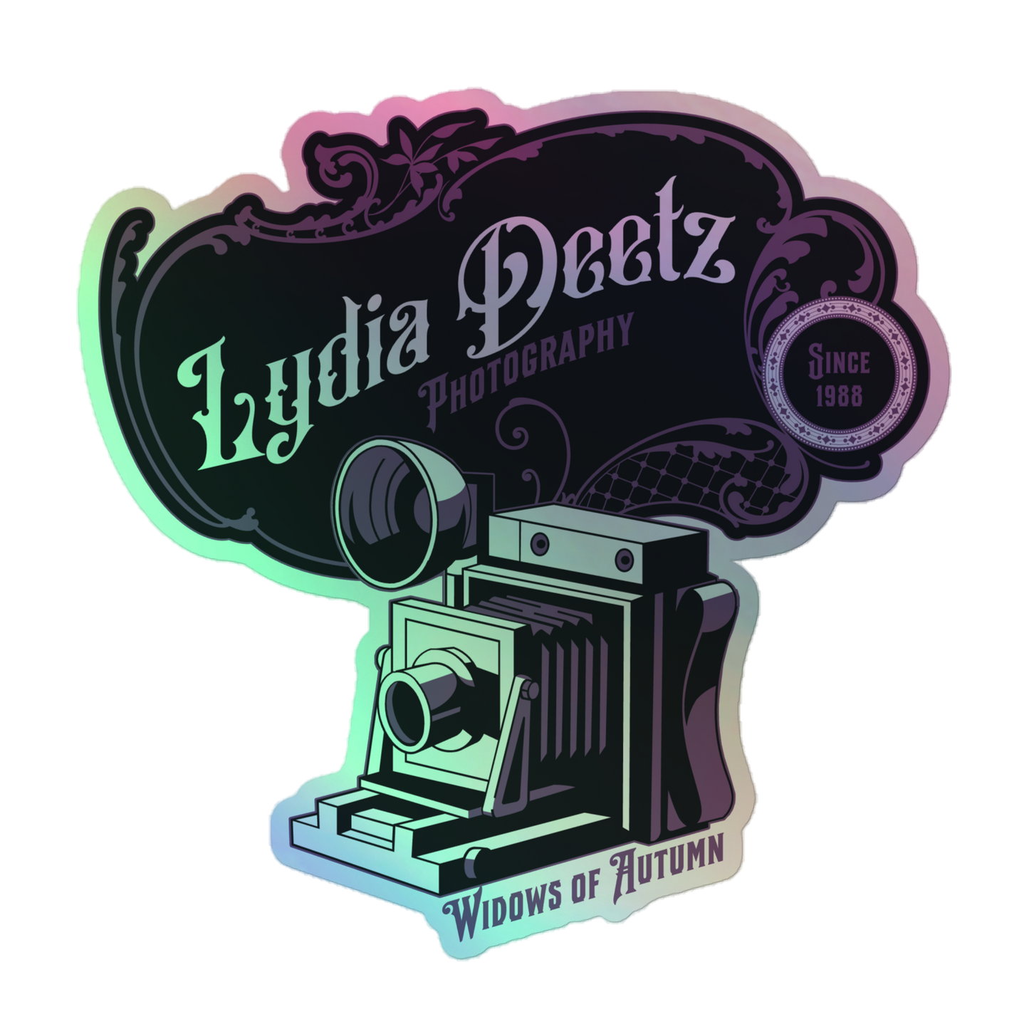 Deetz Photography Holographic Sticker