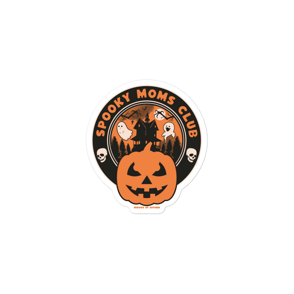 Spooky Moms Club Bubble-Free Sticker