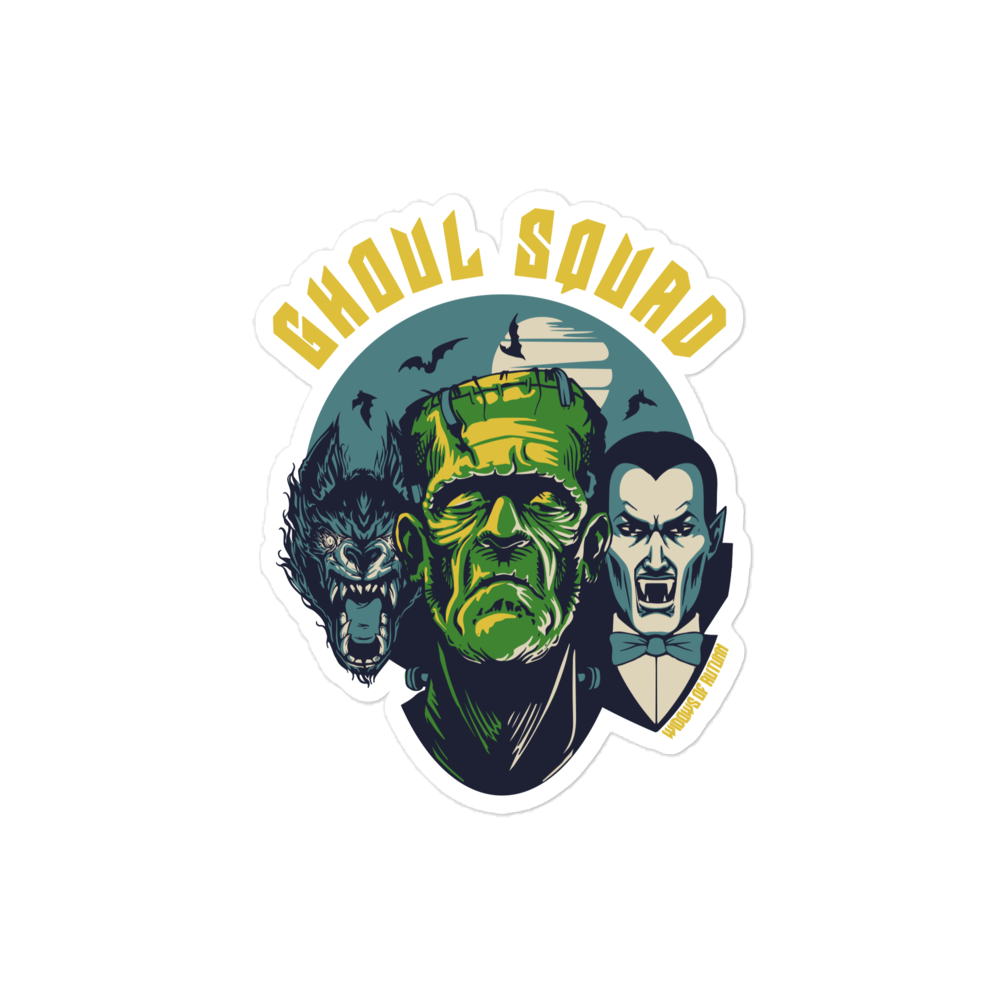 Ghoul Squad Bubble-Free Sticker