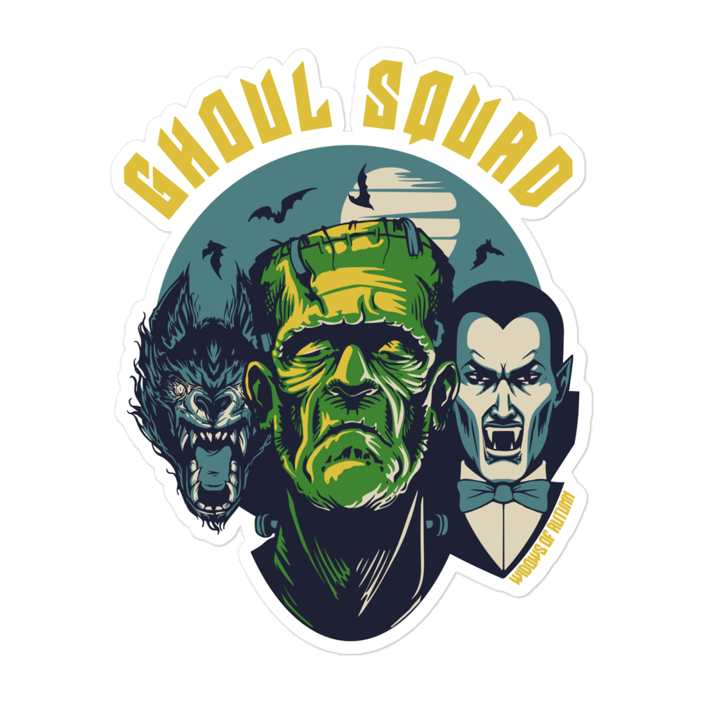 Ghoul Squad Bubble-Free Sticker